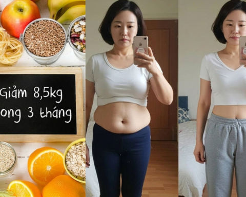 Người phụ nữ 48 tuổi giảm 8,5kg trong 3 tháng! Giảm cân tuổi trung niên không nhờ vận động mạnh, chỉ làm đúng “2 việc” là mỡ bụng biến mất!