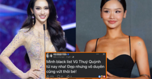 Một nhà thiết kế Việt tuyên bố “cấm cửa” Vũ Thuý Quỳnh vì đụng đến Miu Lê?