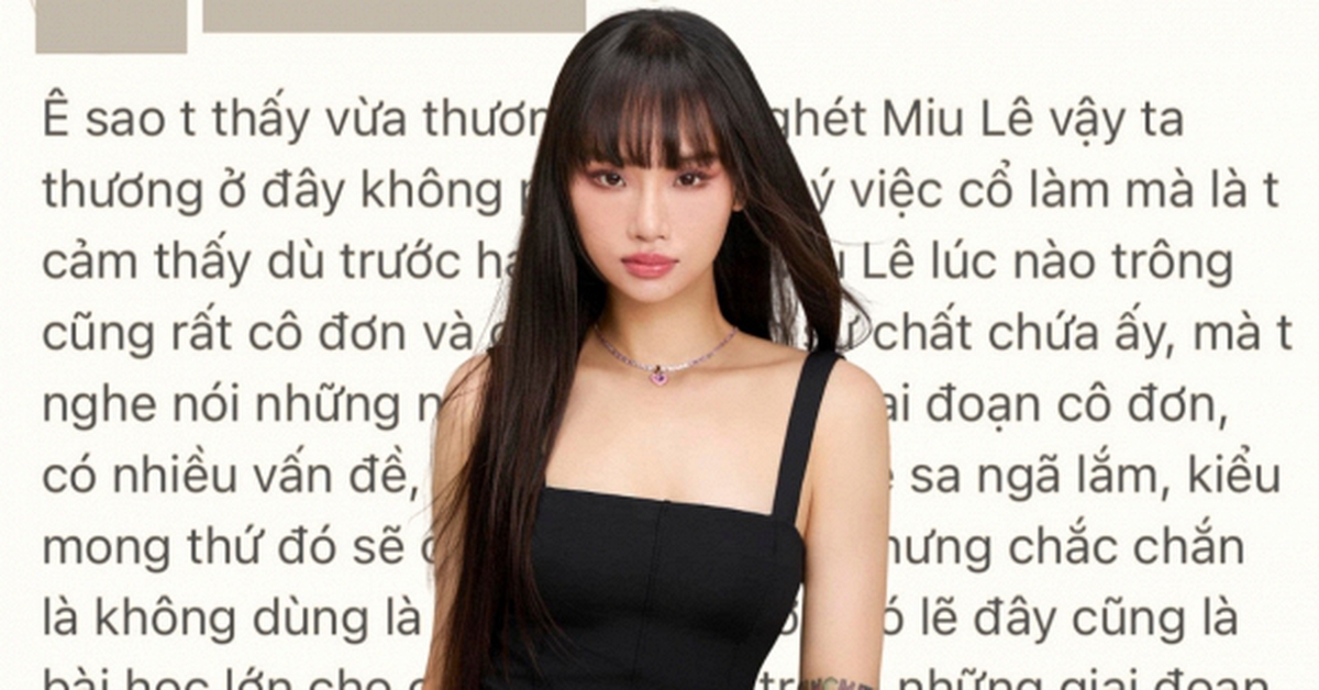Scandal ma tuý của Miu Lê: Đừng biến nuối tiếc thành bênh vực mù quáng