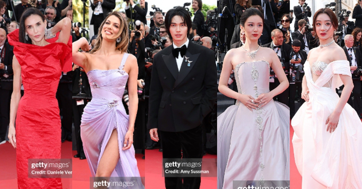 Thảm đỏ Cannes ngày 3: Châu Dã – Viên San San đại chiến visual, Win Metawin điển trai ngút ngàn