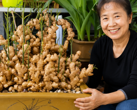 Người phụ nữ nghỉ hưu trồng cả “núi gừng” trong thùng phuy cũ: 8 tháng thu gần 8kg, hàng xóm kéo sang học theo vì quá vừa đẹp vừa “có lộc”