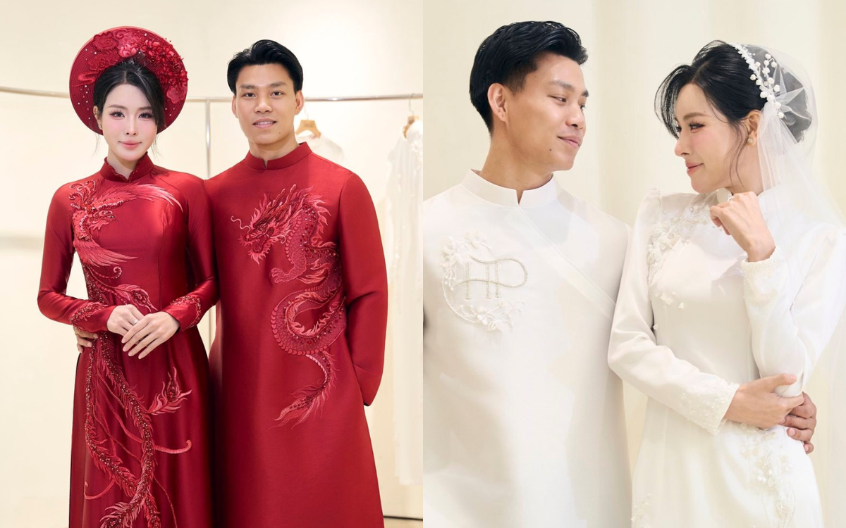 Lộ ảnh áo dài ăn hỏi của Văn Thanh – Bích Hạnh: Cô dâu visual sáng bừng, không còn bị “phong ấn nhan sắc”
