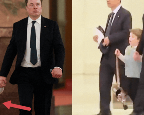 Quý tử 6 tuổi nhà Elon Musk diện đồ giá bình dân “đi họp” tại Trung Quốc