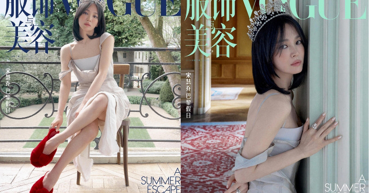Song Hye Kyo ngái ngủ vẫn không quên đội vương miện, loạt ảnh mới gây chấn động cõi mạng