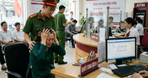 Sơ suất khi chuyển tiền, người phụ nữ gửi nhầm 300 triệu đồng