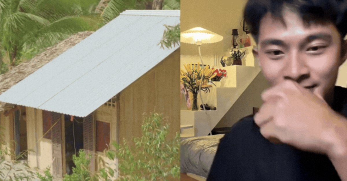 Lê Tuấn Khang xây nhà riêng lợp tôn sau 4 năm nổi tiếng, chiếc cầu thang dẫn lên trần nhà gây xôn xao: Dùng để đi đâu vậy?