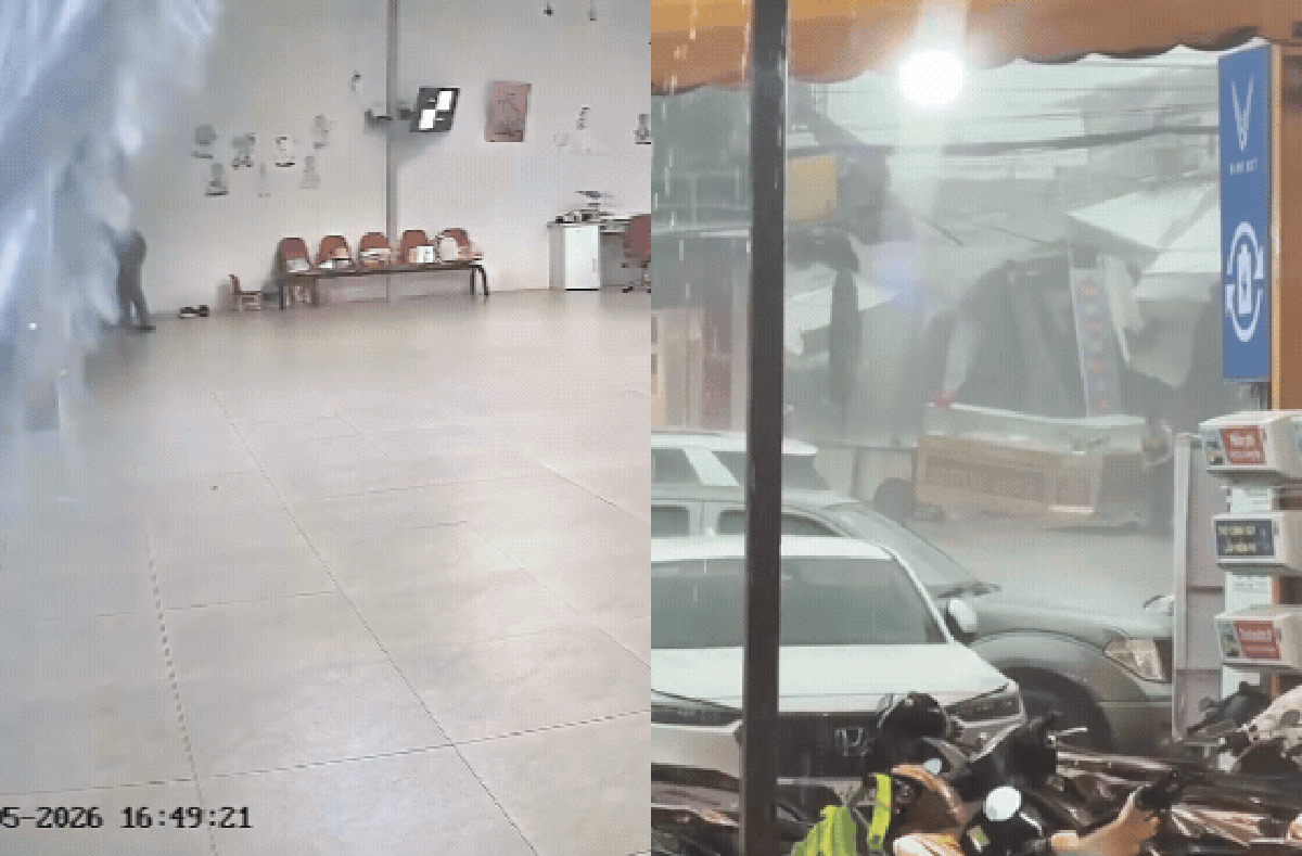 Kinh hoàng giông lốc ở Đắk Lắk: Tiệm vàng bị thổi bay hai tủ kính, chủ tiệm mất trắng cả tỷ đồng