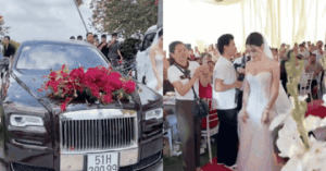 Toàn cảnh đám cưới Văn Thanh – Bích Hạnh ở Hải Phòng sáng nay, cô dâu diện váy cưới cúp ngực khoe visual 10 điểm, chú rể cực tinh tế