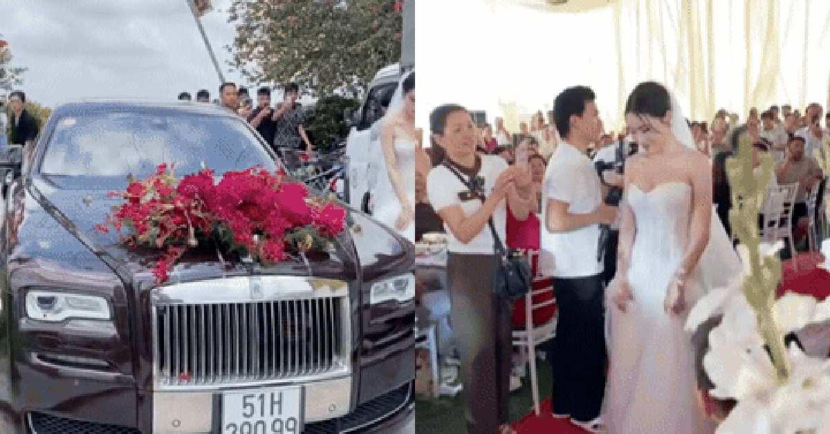 Toàn cảnh đám cưới Văn Thanh – Bích Hạnh ở Hải Phòng sáng nay, cô dâu diện váy cưới cúp ngực khoe visual 10 điểm, chú rể cực tinh tế