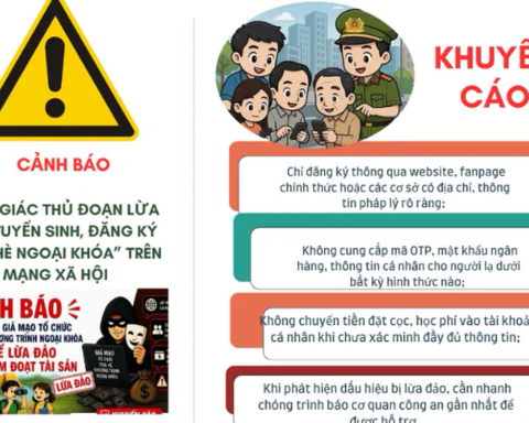 Nở rộ thủ đoạn giả mạo trung tâm kỹ năng để lừa tiền phụ huynh dịp hè