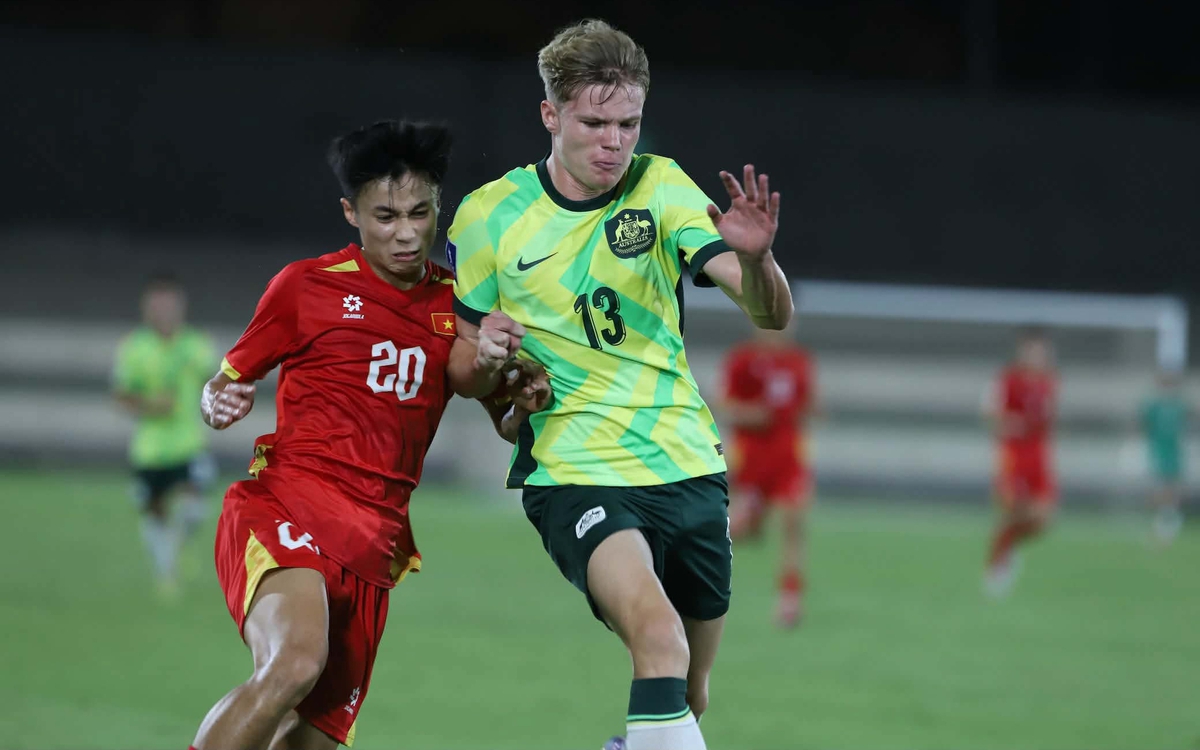 Diễn biến U17 Việt Nam đấu U17 Australia giải châu Á: Australia dẫn 2-0