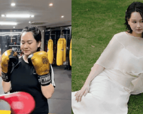 Trúc Anh (Mắt Biếc) rã rời sau buổi tập boxing hùng hục, thế mới thấy lấy lại vibe “nàng thơ” đâu có dễ dàng!