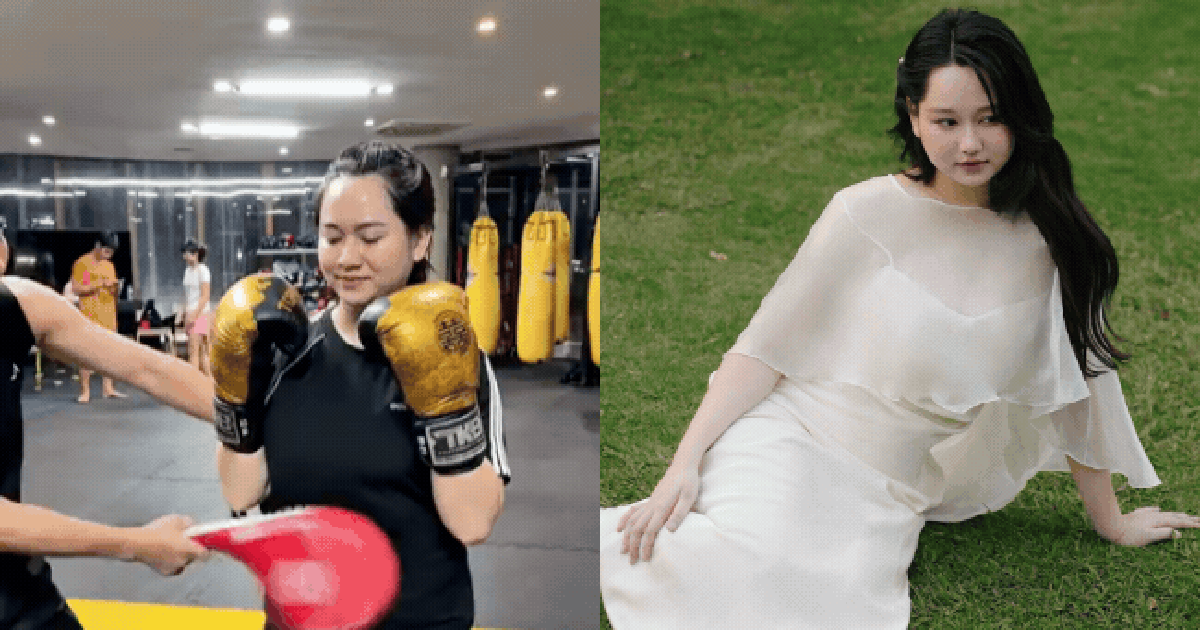 Trúc Anh (Mắt Biếc) rã rời sau buổi tập boxing hùng hục, thế mới thấy lấy lại vibe “nàng thơ” đâu có dễ dàng!