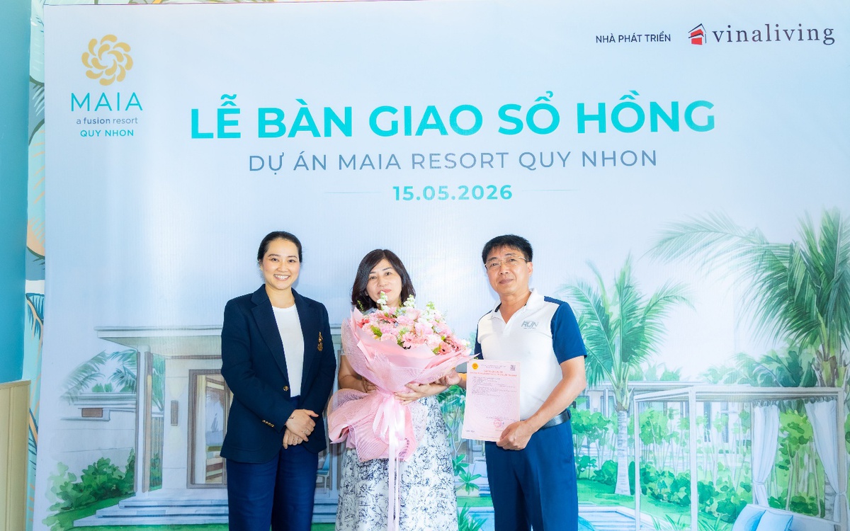 VinaLiving bắt đầu bàn giao giấy chứng nhận quyền sở hữu nhà ở dự án Maia Resort Quy Nhon