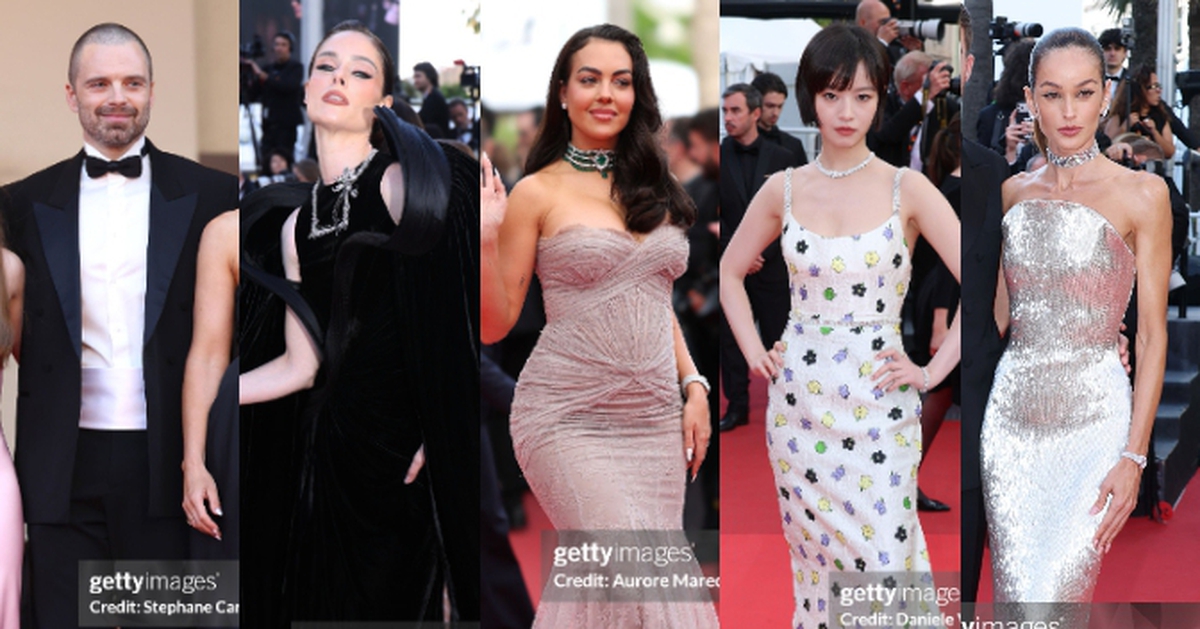 LHP Cannes ngày 7: Vợ Ronaldo khoe body “ngồn ngộn”, siêu mẫu Coco Rocha “thị phạm” tạo dáng ngay trên thảm đỏ