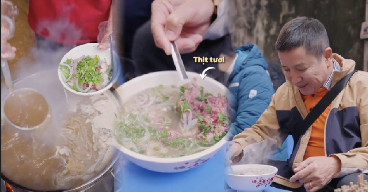 Quán phở “độc đáo” nhất Hà Nội đập thẳng thịt sống vào bát, được NSƯT Chí Trung mê mẩn ăn suốt 3 đời