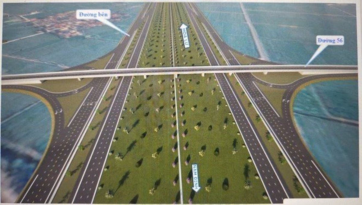 Chuẩn bị thu hồi gần 370ha đất của 12 phường, xã ở Ninh Bình để làm tuyến đường dài 21km kết nối đô thị Hoa Lư – Nam Định