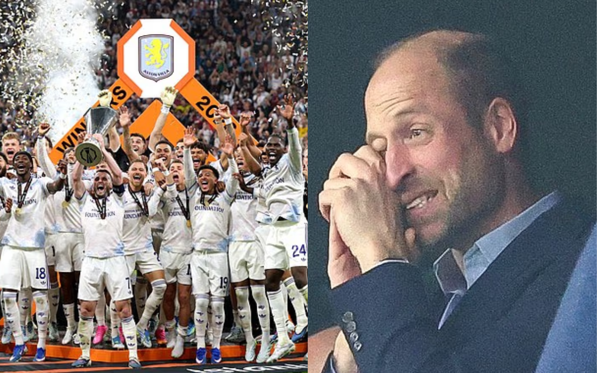 Thân vương William xúc động rớm lệ khi Aston Villa lần đầu tiên trong lịch sử vô địch Europa League