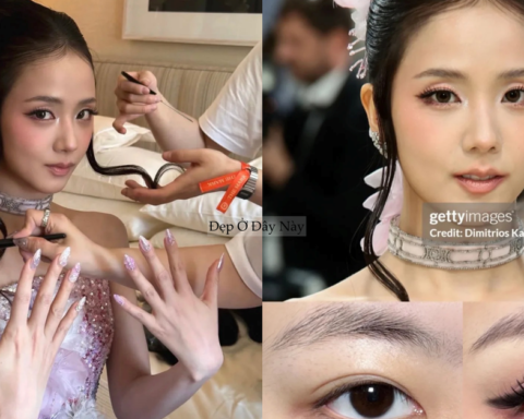 Từ makeup tới váy áo, tạo hình của Jisoo tại Met Gala bị “copy” hàng loạt