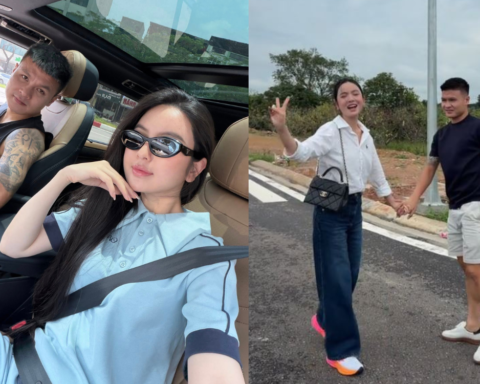 Gặp cảnh Quang Hải nắm tay tình tứ Chu Thanh Huyền ở vườn vải
