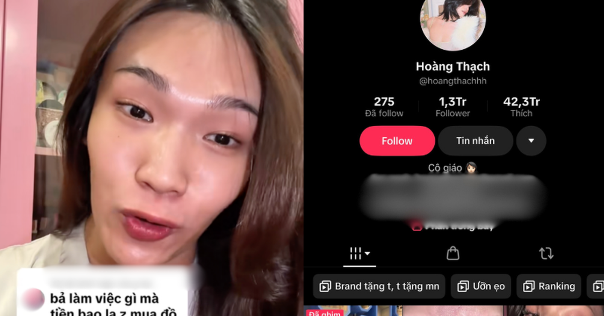 Beauty blogger – TikToker 1,3 triệu followers Hoàng Thạch là ai?
