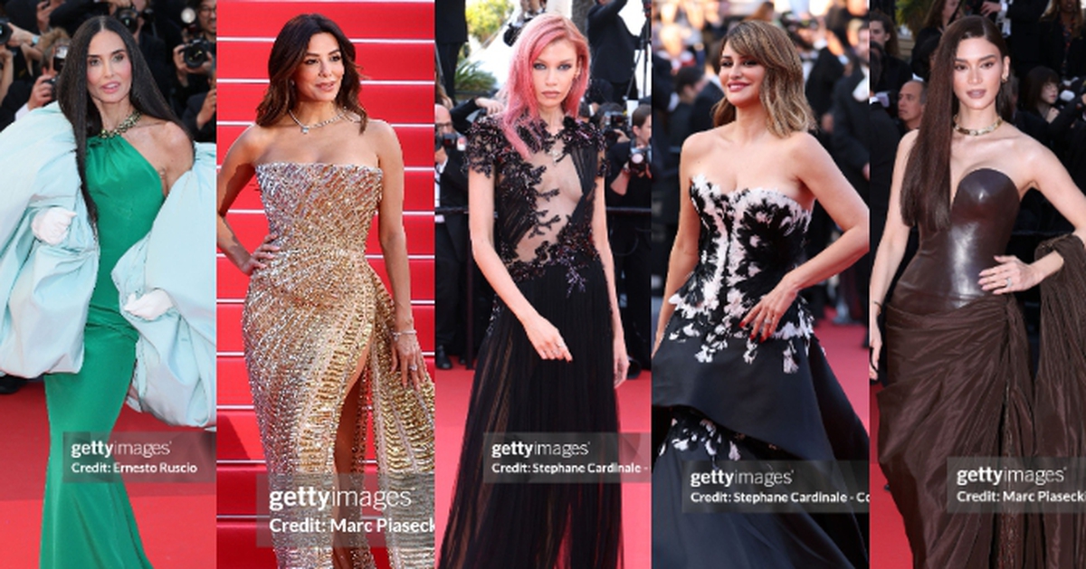 Thảm đỏ bế mạc Cannes 2026: “Thiên thần nội y” tóc hồng chiếm trọn spotlight, sao phim Avatar tình tứ hôn chồng