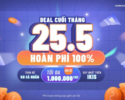 Ngày 25/5, KIS hoàn 100% phí giao dịch trên iKIS