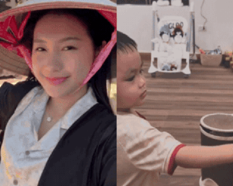 Về quê chồng phơi thóc, Doãn Hải My gây tranh cãi vì makeup điệu đà, giãy nảy vì một con cào cào