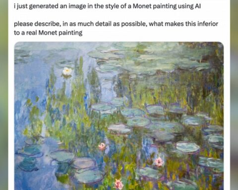Cộng đồng mạng ùa vào chê tranh AI vô hồn, kém cỏi: hóa ra đây là tranh Monet thật đang treo trong bảo tàng Đức