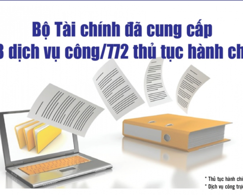 Infographics: Bộ Tài chính đã cung cấp 658 dịch vụ công/772 thủ tục hành chính