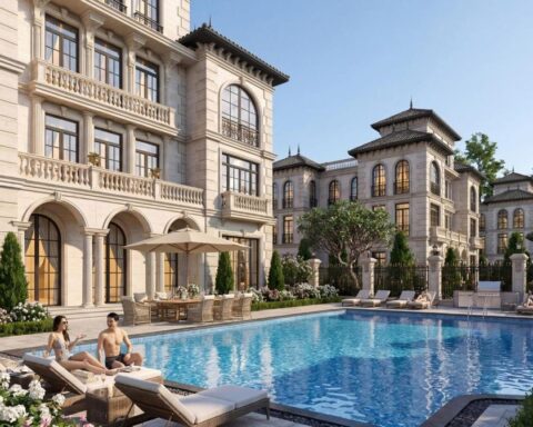 Bám trục đại lộ 10 làn xe sắp thông tuyến, Sunshine Group công bố khởi công đại dự án 2 tỷ USD kết nối thẳng đến Tây Hồ Tây, tham vọng thay đổi hoàn toàn khái niệm BĐS hạng sang thủ đô