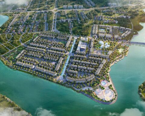 Dự án biệt thự 40ha với 3 mặt giáp hồ tại Mê Linh chính thức gia nhập thị trường
