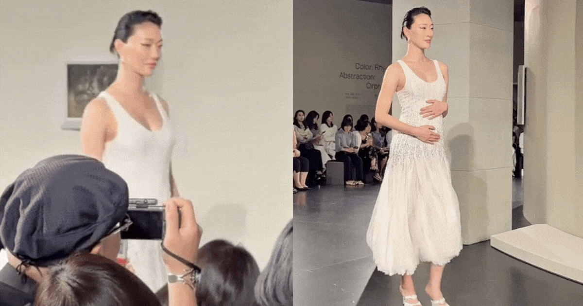 Choi Sora: Mẹ bầu “đi lạc” vào show Chanel hot nhất Seoul