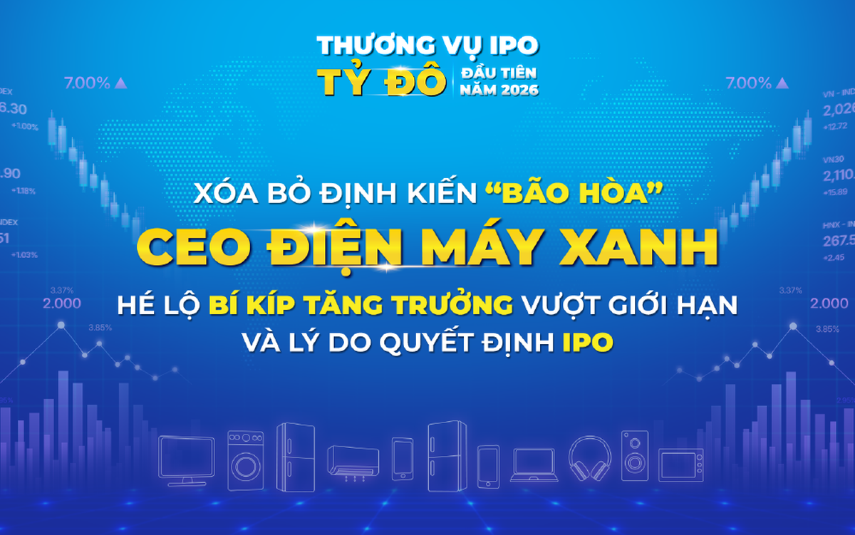 Xoá bỏ định kiến “bão hòa”, CEO Điện Máy Xanh hé lộ bí kíp tăng trưởng vượt giới hạn và lý do quyết định IPO