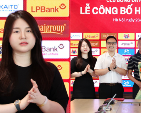 Nhan sắc ái nữ Bầu Thụy – Chủ tịch trẻ nhất V.League chiếm trọn “spotlight” trong ngày Ninh Bình bổ nhiệm HLV Chu Đình Nghiêm