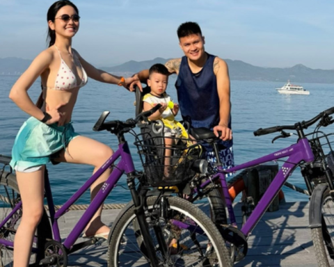 Chu Thanh Huyền khoe chân dài thẳng tắp, vóc dáng nóng bỏng chuẩn “gái một con” mòn con mắt bên Quang Hải