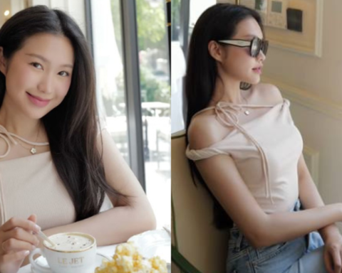 Doãn Hải My “lên đồ” làm tiểu thư sang chảnh, khoe xương quai xanh gợi cảm, khác hẳn lúc làm dâu hiền ở quê Văn Hậu