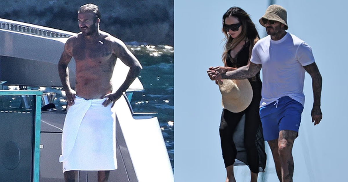 David Beckham cởi trần khoe body săn chắc trên du thuyền hơn 500 tỷ, ngoài 50 vẫn vững phong độ cầu thủ điển trai nhất thế giới