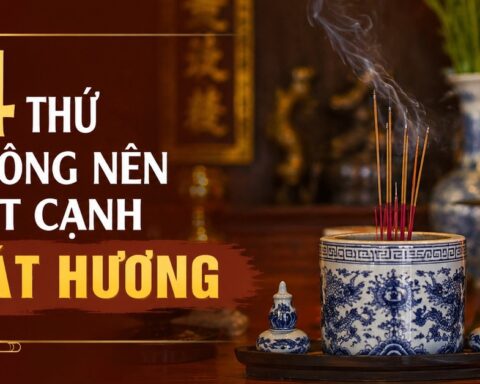 4 thứ không nên đặt cạnh bát hương