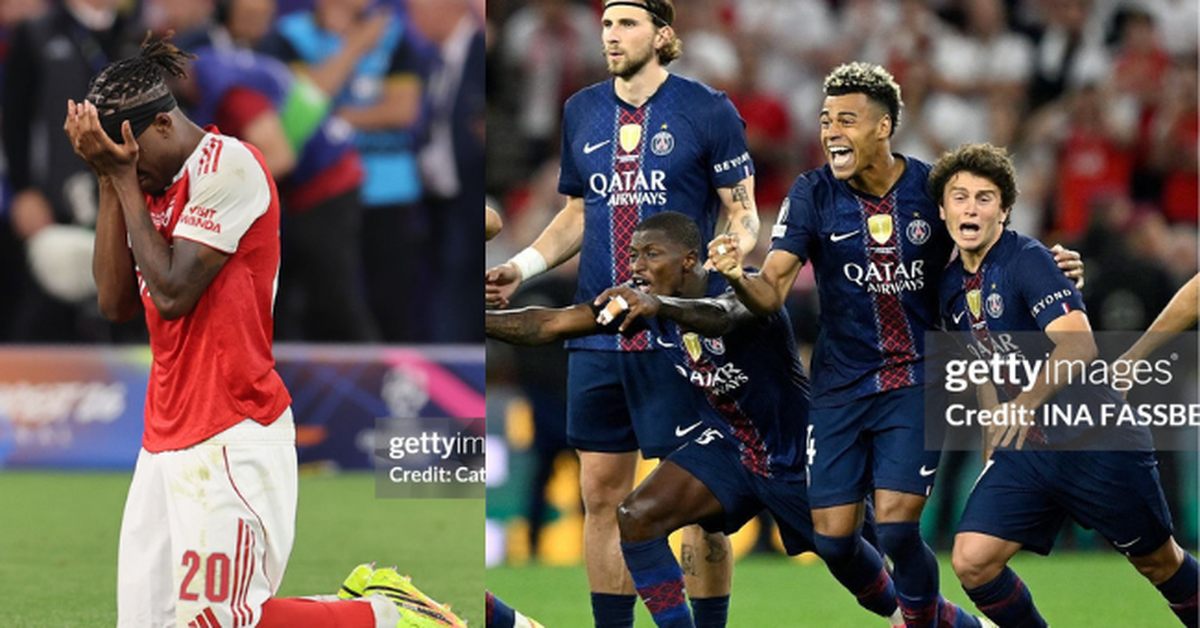 Arsenal nhận thất bại đau đớn sau loạt sút luân lưu, PSG bảo vệ thành công ngôi vô địch Champions League