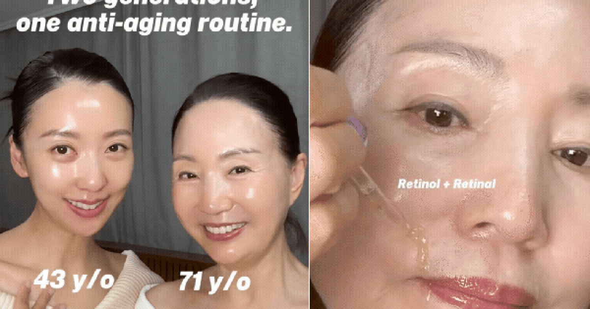 Mẹ 71 tuổi, con gái 43 tuổi mà da dẻ vẫn căng mịn, hồng hào: Bí quyết nằm ở cách dùng retinol ít người để ý