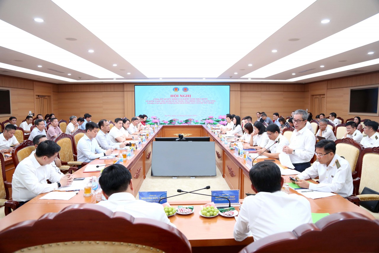 Bộ Tài chính công bố Quyết định kiểm toán việc quản lý, sử dụng tài chính công, tài sản công