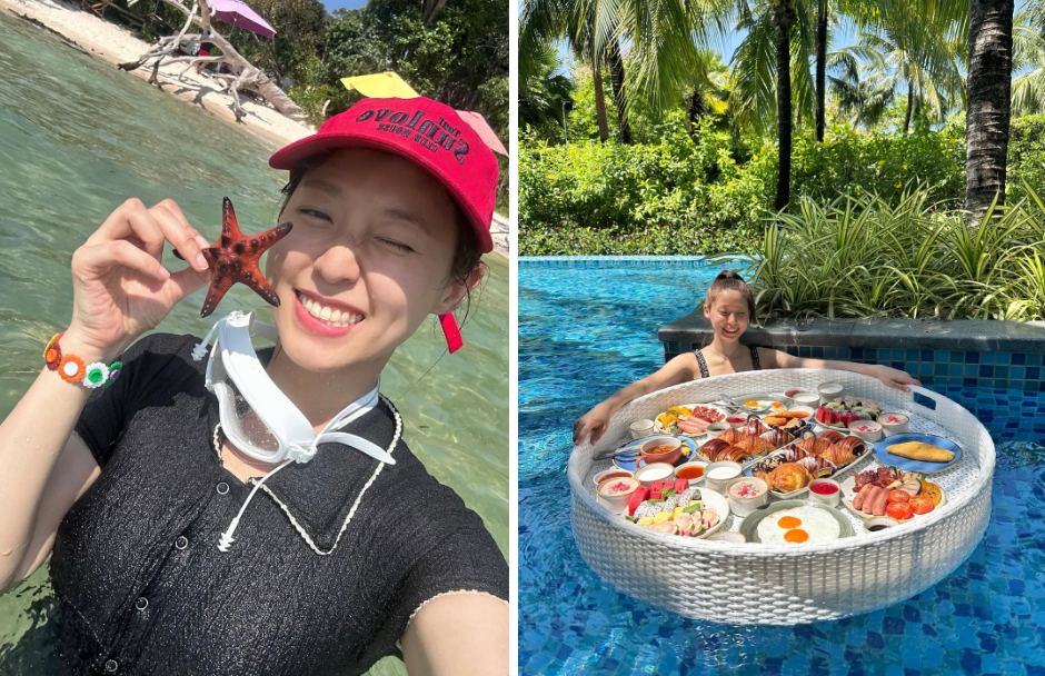 Sao Hàn - Thái đổ bộ Việt Nam: Diễn viên nổi tiếng nhất Thái Lan mê tít bánh ướt, nữ thần Kpop nghiện một thứ ở Phú Quốc- Ảnh 13.