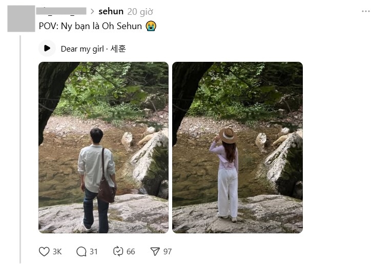 Trend Oh Sehun đang viral khắp MXH là gì? Người yêu cũ, mập mờ đồng loạt "hỏi thăm" khiến ai cũng muốn thử - Ảnh 1.