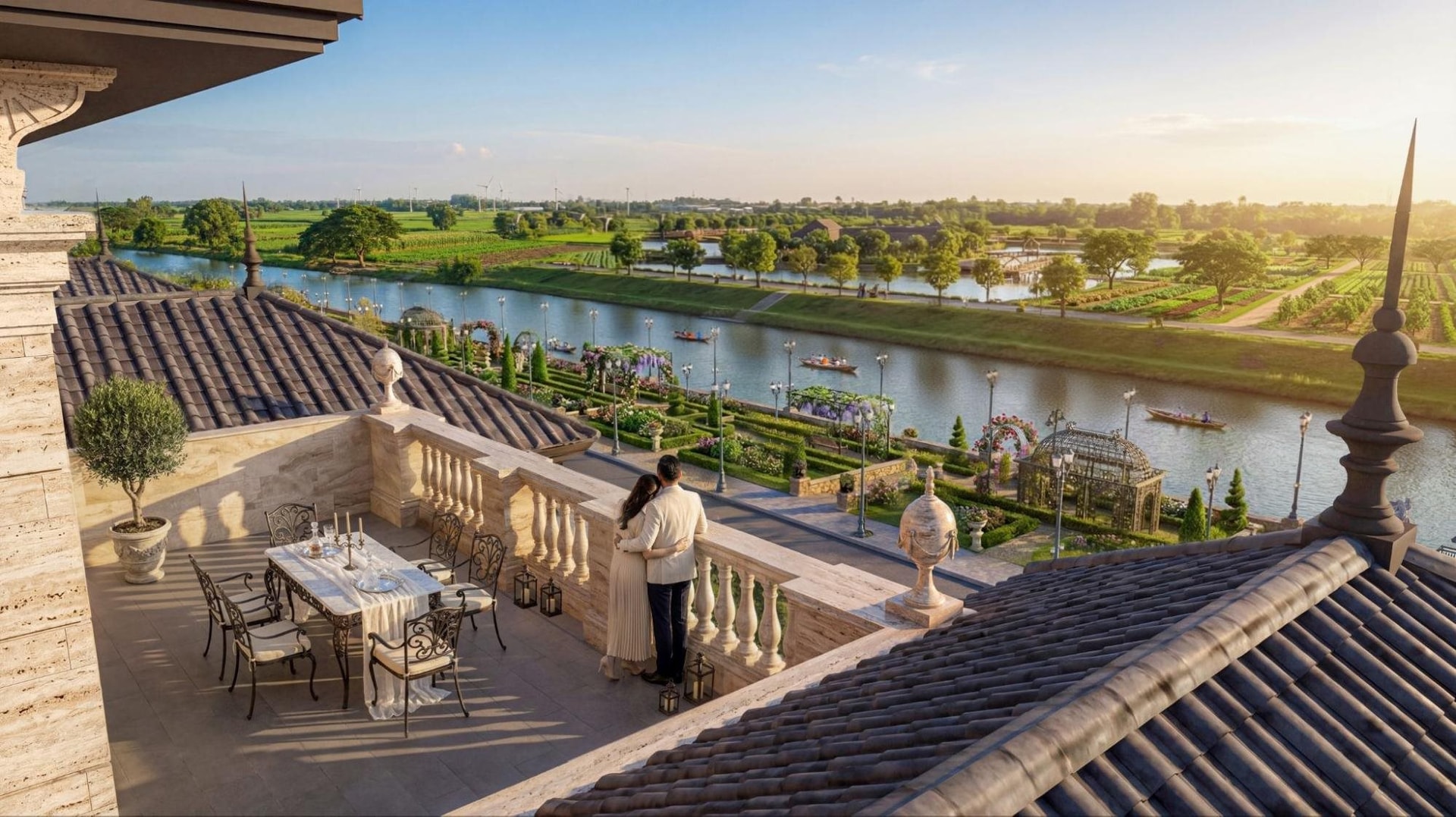 Choáng ngợp siêu dinh thự cho giới tài phiệt của Sunshine Group: Diện tích 2.500m2, trải dài 11km ven sông nằm ngay trục kết nối với Ciputra - Ảnh 7.