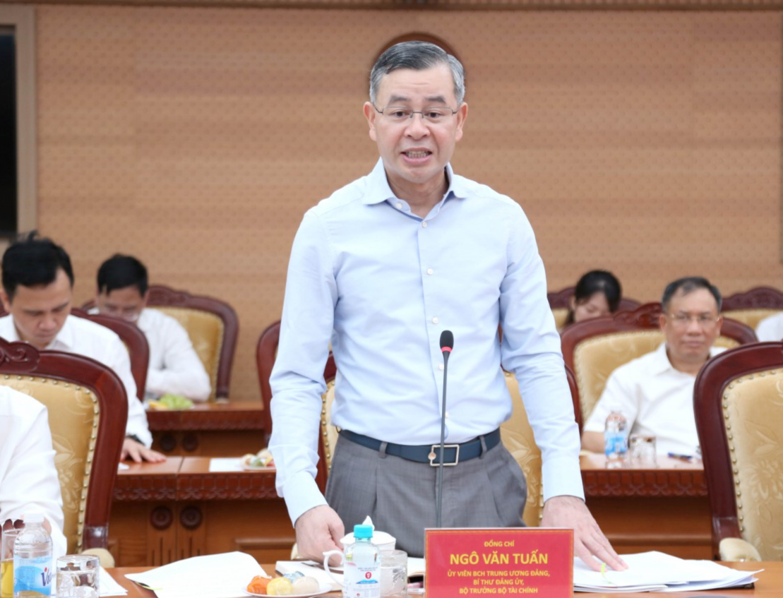 Đoàn Kiểm tra, giám sát số 12 của Bộ chính trị, Ban Bí thư làm việc với Ban Thường vụ Đảng uỷ Bộ Tài chính