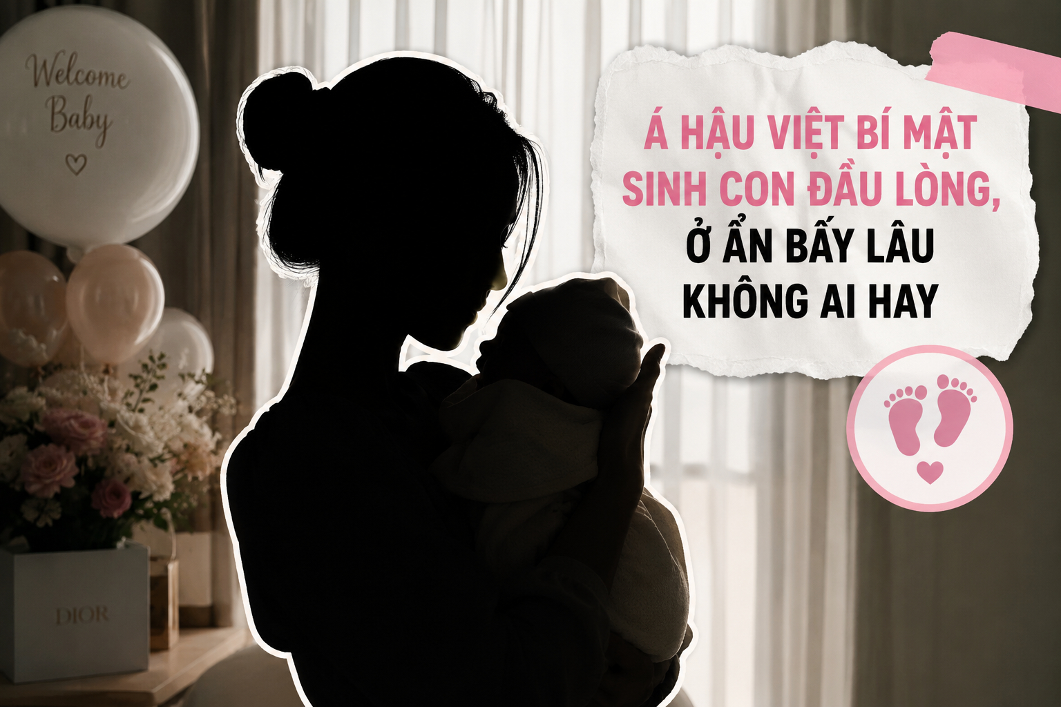 Á hậu Việt đã bí mật sinh con đầu lòng cho đại gia, ở ẩn bấy lâu không ai hay- Ảnh 1.