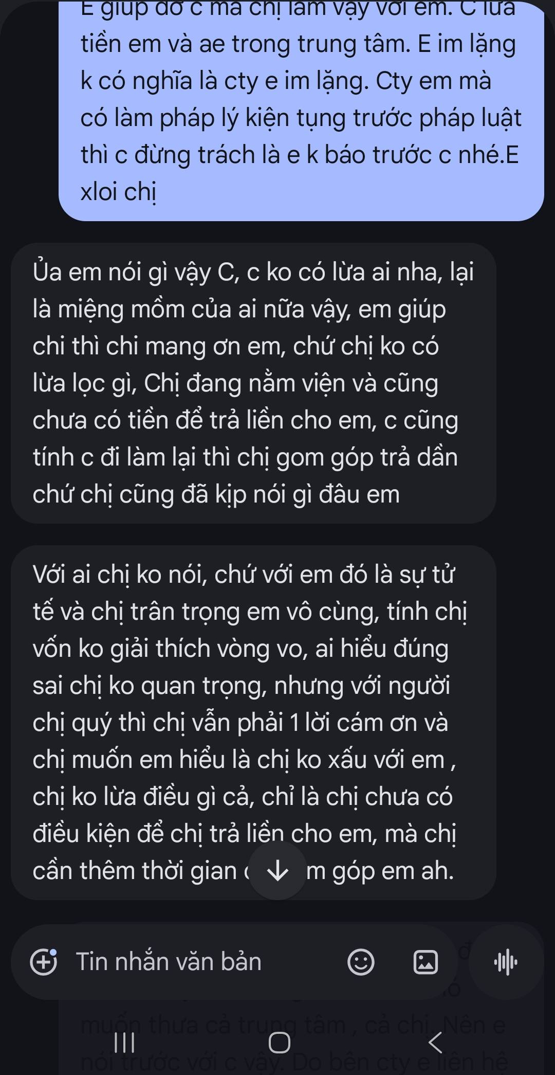 Only C tung tin nhắn tố một phụ nữ lừa đảo 100 triệu, nhắn tin đòi còn bị tỏ thái độ- Ảnh 2.