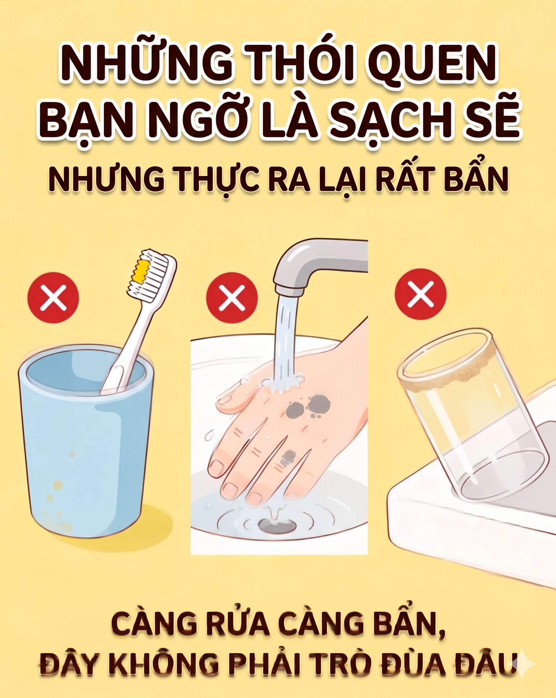 7 thói quen mà bạn cho là sạch sẽ này thực chất lại "rất bẩn", đáng tiếc nhiều người mắc phải!- Ảnh 1.