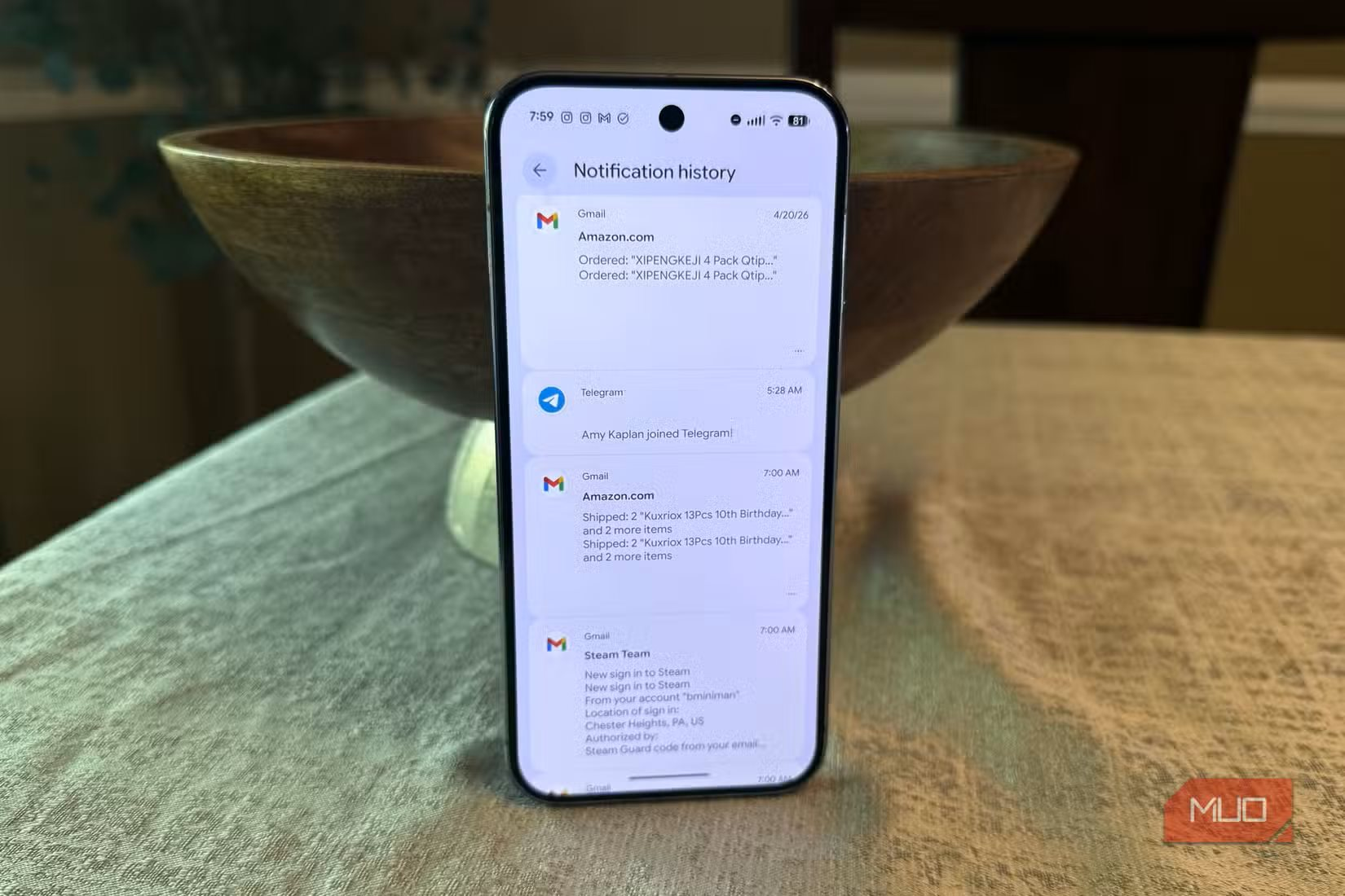 Đừng vuốt vuốt để tắt thông báo trên Android kiểu 